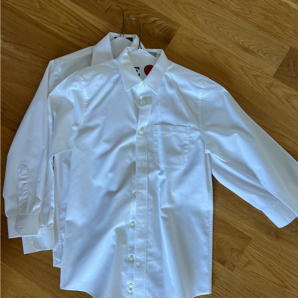 White button down shirt boys